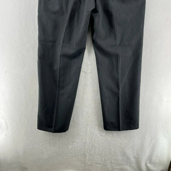 Kenneth Cole Reaction Dress Pants Men Sz 36Wx30L Dark Gray Slacks Textured Stria - Picture 9 of 12